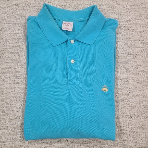 Brooks Brothers 346 & Performance Polo Shirts Lot Of 3 Size Large Mens Blue Red - Picture 10 of 16